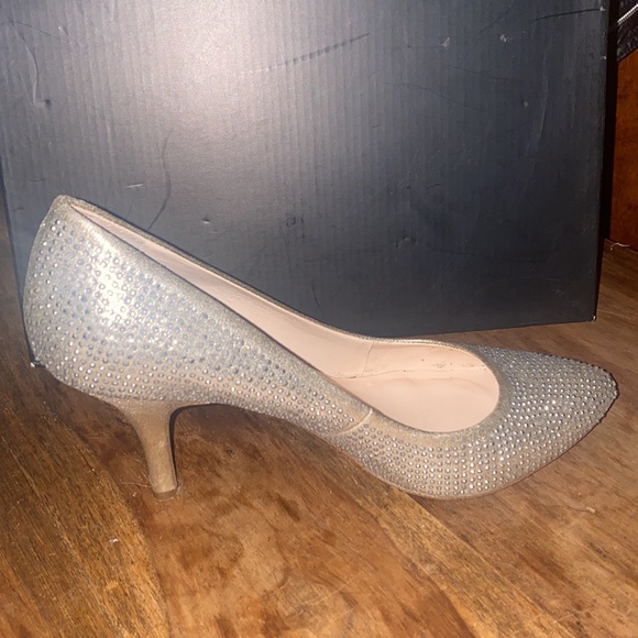 INC Zitah Crystal Embellished Pointed Toe Pumps - Picture 4 of 8